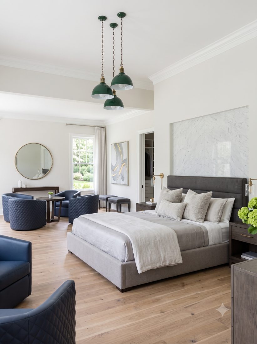 Quarto moderno e organizado